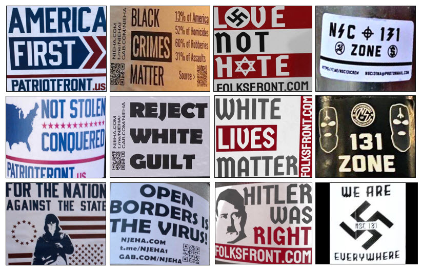 Anti-Defamation League | White Supremacist Propaganda Hits All-Time High in  2020 | Mountain States